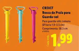 Lidl CRIVIT Rosca de Praia para Guarda-sol promoção