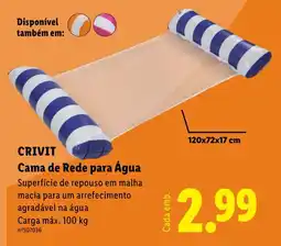 Lidl CRIVIT Cama de Rede para Água promoção