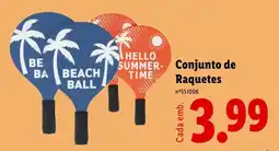 Lidl Conjunto de Raquetes promoção