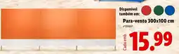 Lidl Para-vento 300x100 cm promoção