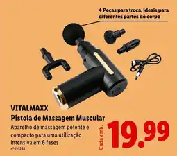 Lidl VITALMAXX Pistola de Massagem Muscular promoção