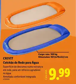 Lidl CRIVIT Colchão de Rede para Água promoção