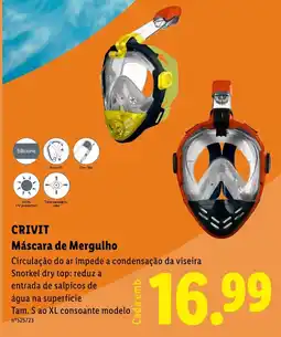 Lidl CRIVIT Máscara de Mergulho promoção