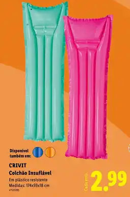 Lidl CRIVIT Colchão Insuflável promoção