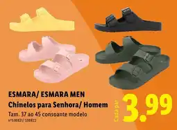 Lidl ESMARA/ESMARA MEN Chinelos para Senhora/ Homem promoção