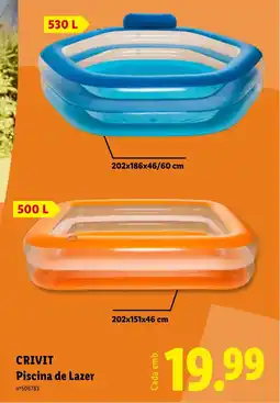 Lidl CRIVIT Piscina de Lazer promoção