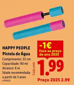 Lidl HAPPY PEOPLE Pistola de Água promoção