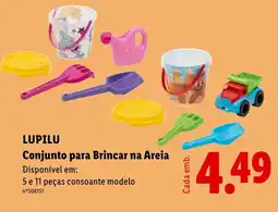 Lidl LUPILU Conjunto para Brincar na Areia promoção