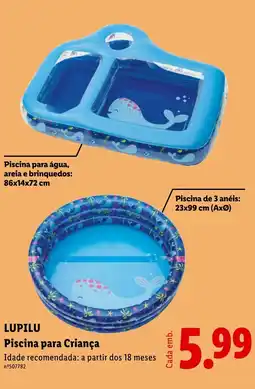 Lidl LUPILU Piscina para Criança promoção