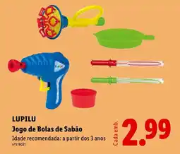 Lidl LUPILU Jogo de Bolas de Sabão promoção