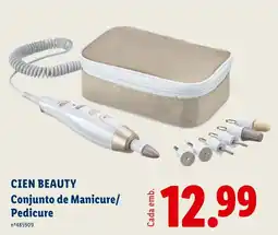 Lidl CIEN BEAUTY Conjunto de Manicure/ Pedicure promoção