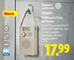 Lidl TRONIC Rádio para Casa de Banho promoção