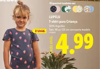 Lidl LUPILU T-shirt para Criança promoção