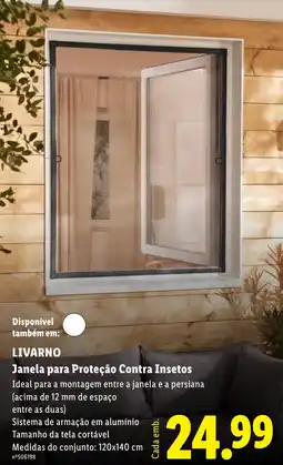 Lidl LIVARNO Janela para Proteção Contra Insetos promoção