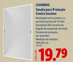 Lidl LIVARNO Janela para Proteção Contra Insetos promoção