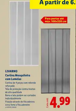 Lidl LIVARNO Cortina Mosquiteira com Lamelas promoção