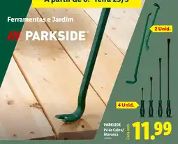 Lidl PARKSIDE Pé de Cabra/ Alavanca promoção
