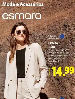 Lidl ESMARA Blazer promoção