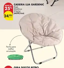 Pingo Doce Cadeira lua gardenic promoção
