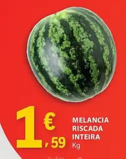 E.Leclerc Melancia riscada inteira promoção