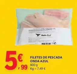 E.Leclerc Filetes de pescada onda azul promoção