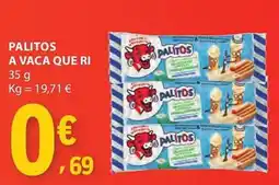 E.Leclerc Palitos a vaca que ri promoção