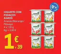 E.Leclerc Iogurte com pedaços agros promoção