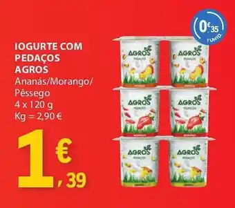 E.Leclerc Iogurte com pedaços agros promoção