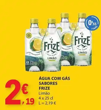 E.Leclerc Água com gás sabores frize promoção