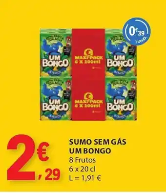 E.Leclerc Sumo sem gás um bongo promoção