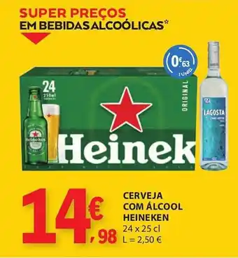 E.Leclerc Cerveja com álcool heineken promoção