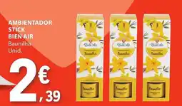 E.Leclerc Ambientador stick bien air promoção