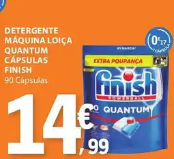 E.Leclerc Detergente máquina loiça quantum cápsulas finish promoção