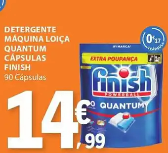 E.Leclerc Detergente máquina loiça quantum cápsulas finish promoção