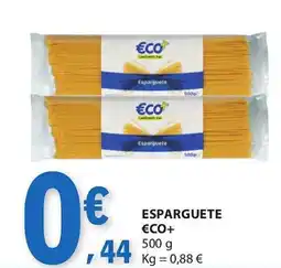 E.Leclerc Esparguete €co+ promoção