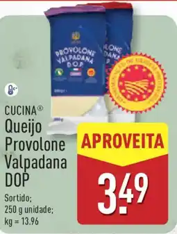 ALDI CUCINA Queijo Provolone Valpadana DOP promoção