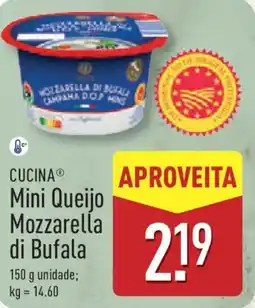 ALDI CUCINA Mini Queijo Mozzarella di Bufala promoção