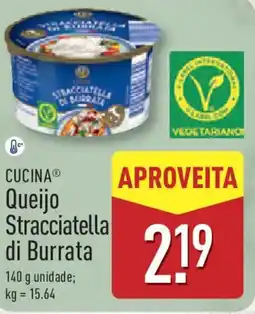 ALDI CUCINA Queijo Stracciatella di Burrata promoção