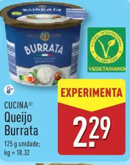 ALDI CUCINA Queijo Burrata promoção