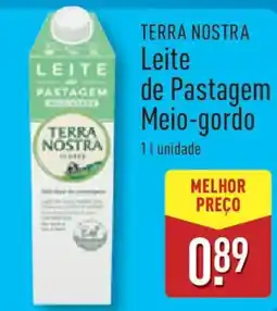 ALDI TERRA NOSTRA Leite de Pastagem Meio-gordo promoção