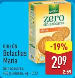 ALDI GULLÓN Bolachas Maria promoção