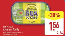 ALDI BOM PETISCO Atum em Azeite promoção