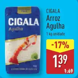 ALDI CIGALA Arroz Agulha promoção