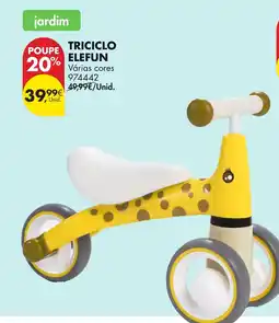 Pingo Doce Triciclo elefun promoção