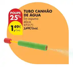 Pingo Doce Tubo canhão de água promoção