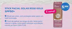 Pingo Doce Stick facial solar rose gold spf50+ promoção