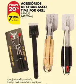 Pingo Doce Acessórios de churrasco time for grill promoção