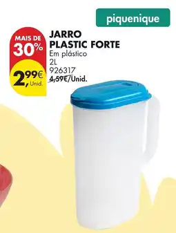 Pingo Doce Jarro plastic forte promoção