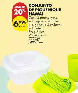 Pingo Doce Conjunto de piquenique hawai promoção