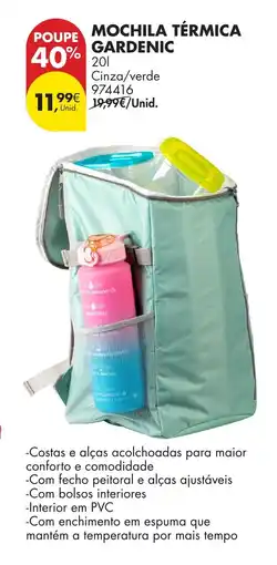 Pingo Doce Mochila térmica gardenic promoção
